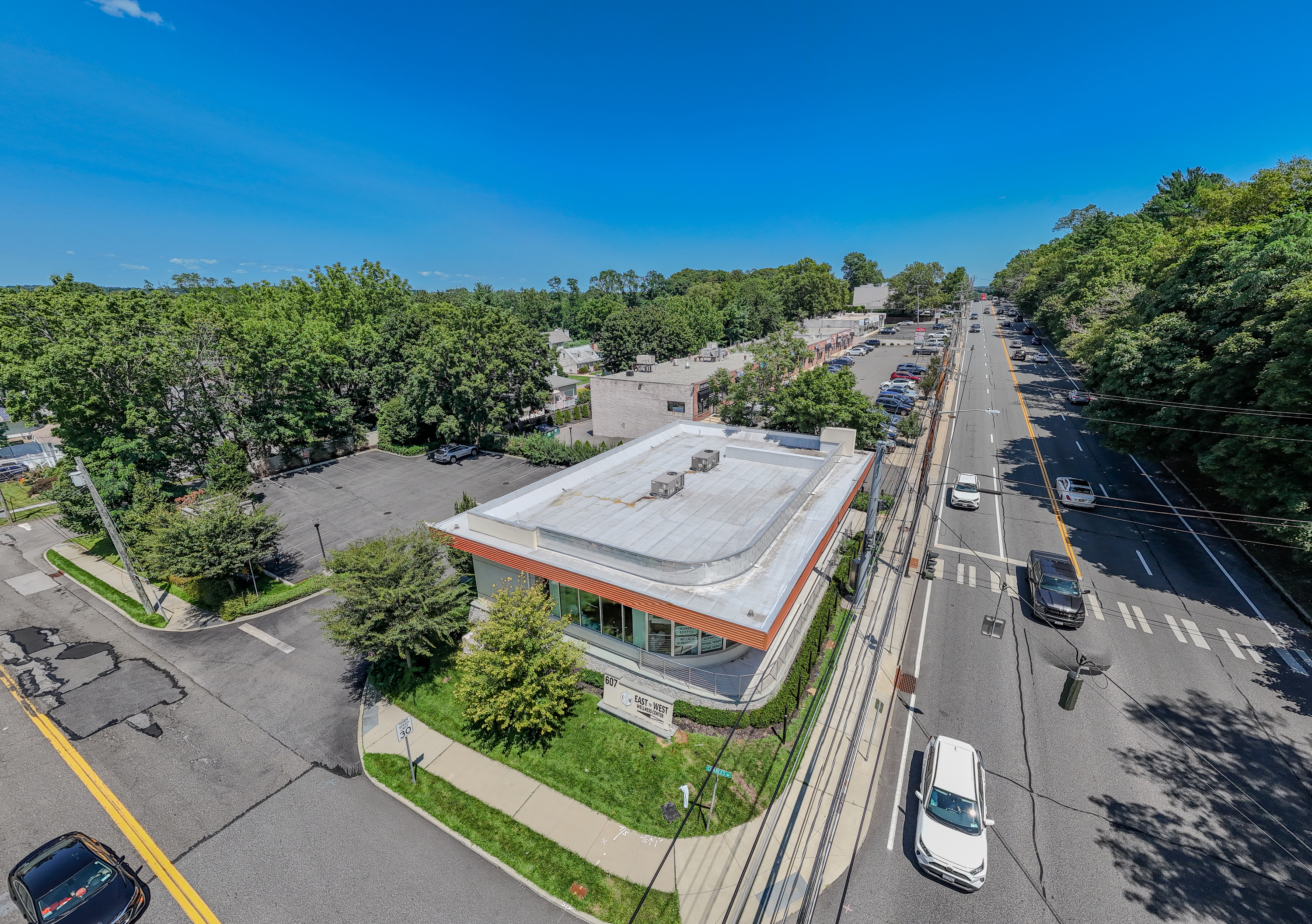 Aerial property view