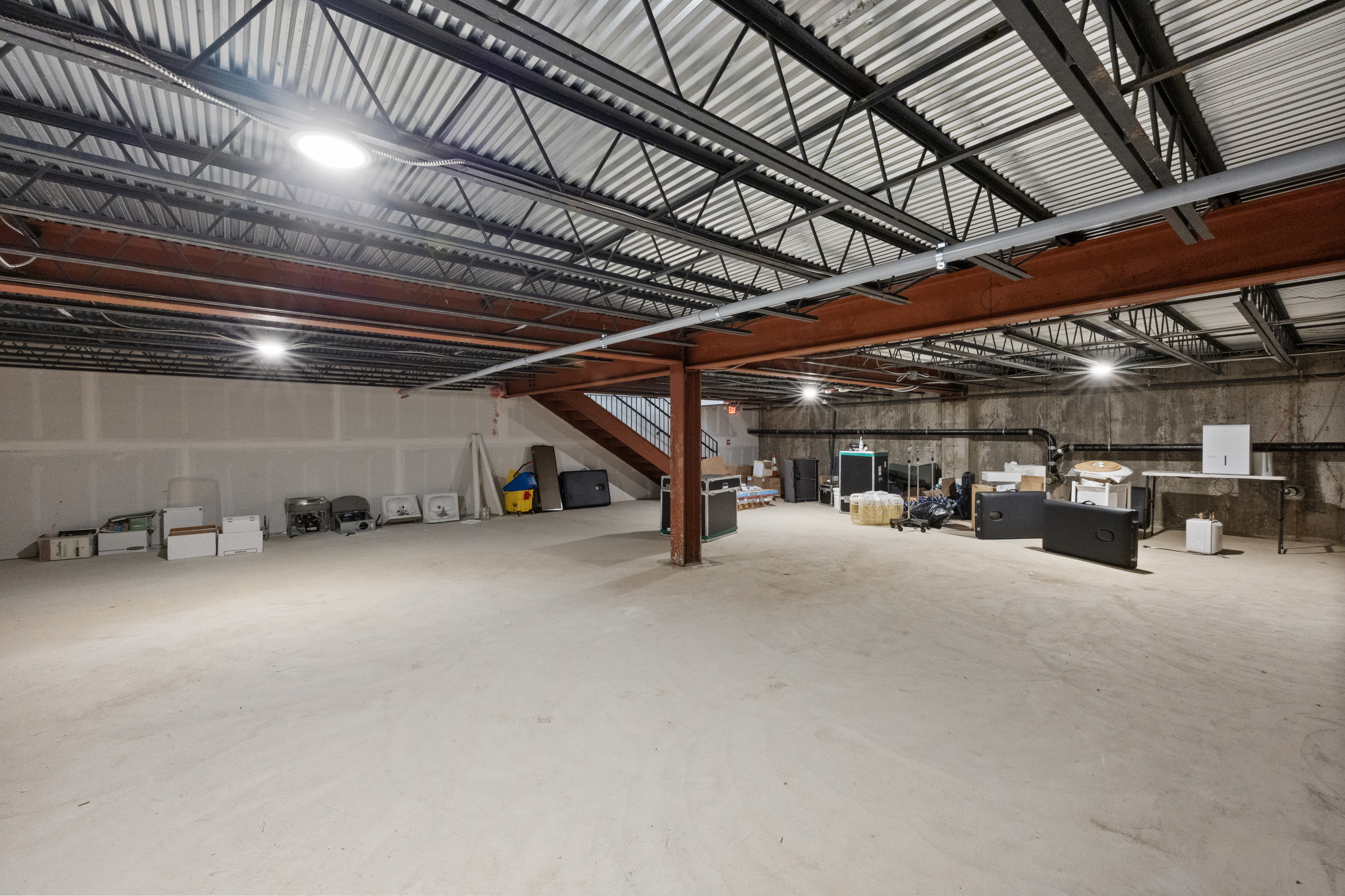 Open commercial area