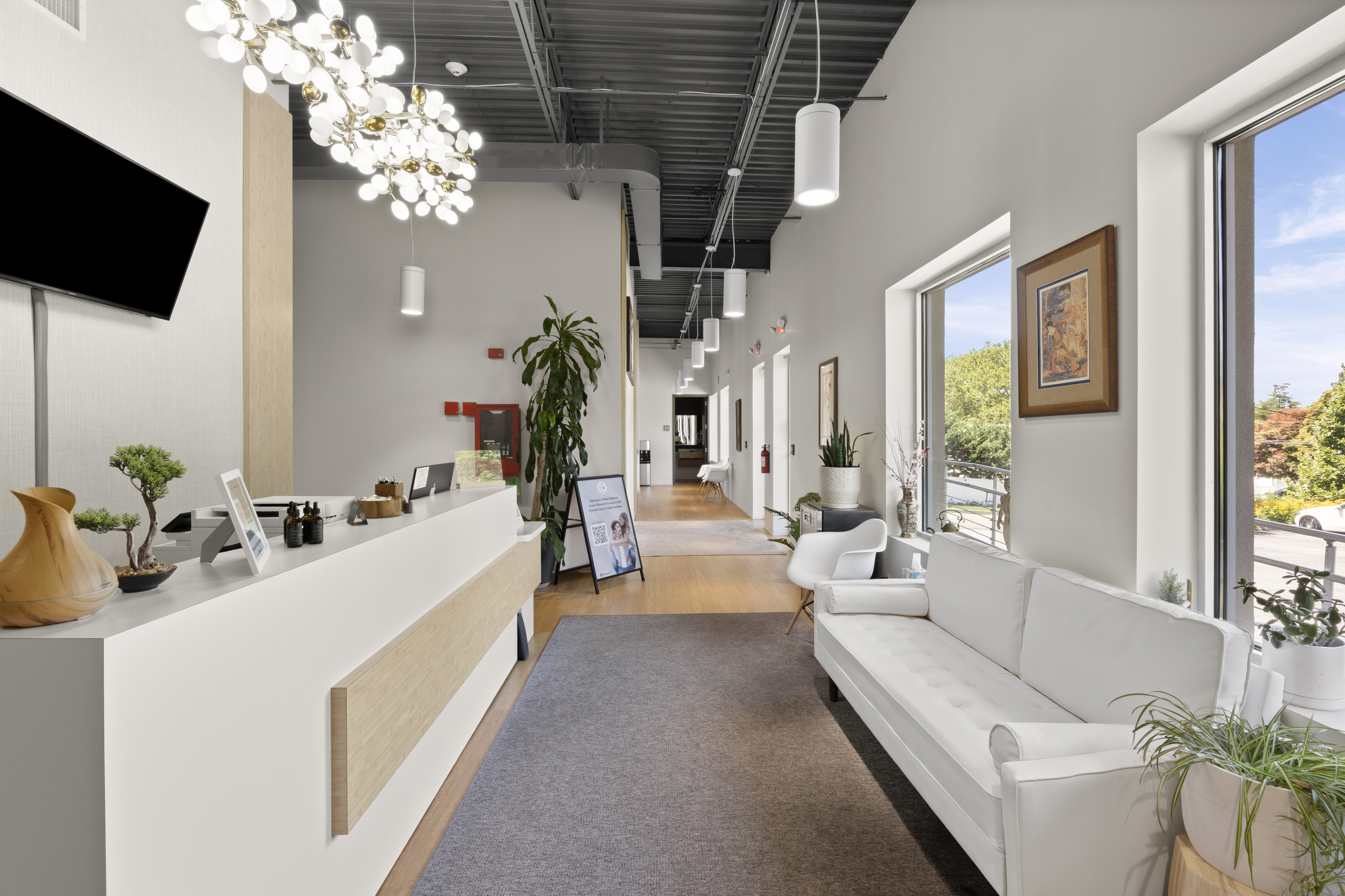 Reception area